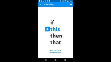 Create Securmate IFTTT Applet