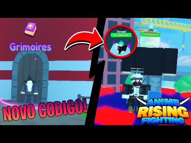 3 CODES SECRETOS! NOVA UPDATE + GRIMORIOS! Anime Rising Fighting