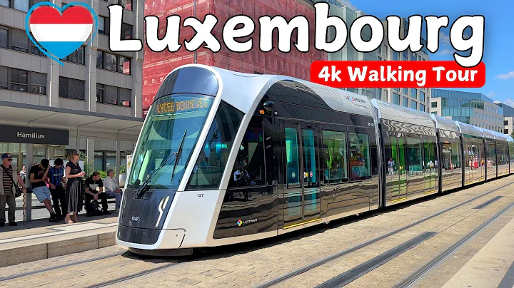 🇱🇺 Luxembourg City Walking Tour 4K 60FPS – Capital of the World’s Richest Country