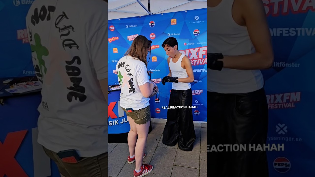 Kyle Alessandro is at the zone fan at the Rix Fm Festival in Karlskrona in Sweden🇸🇪🥰 