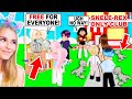 We Found A SKELE-REX ONLY CLUB So We Gave EVERYONE FREE PETS In Adopt Me! (Roblox)