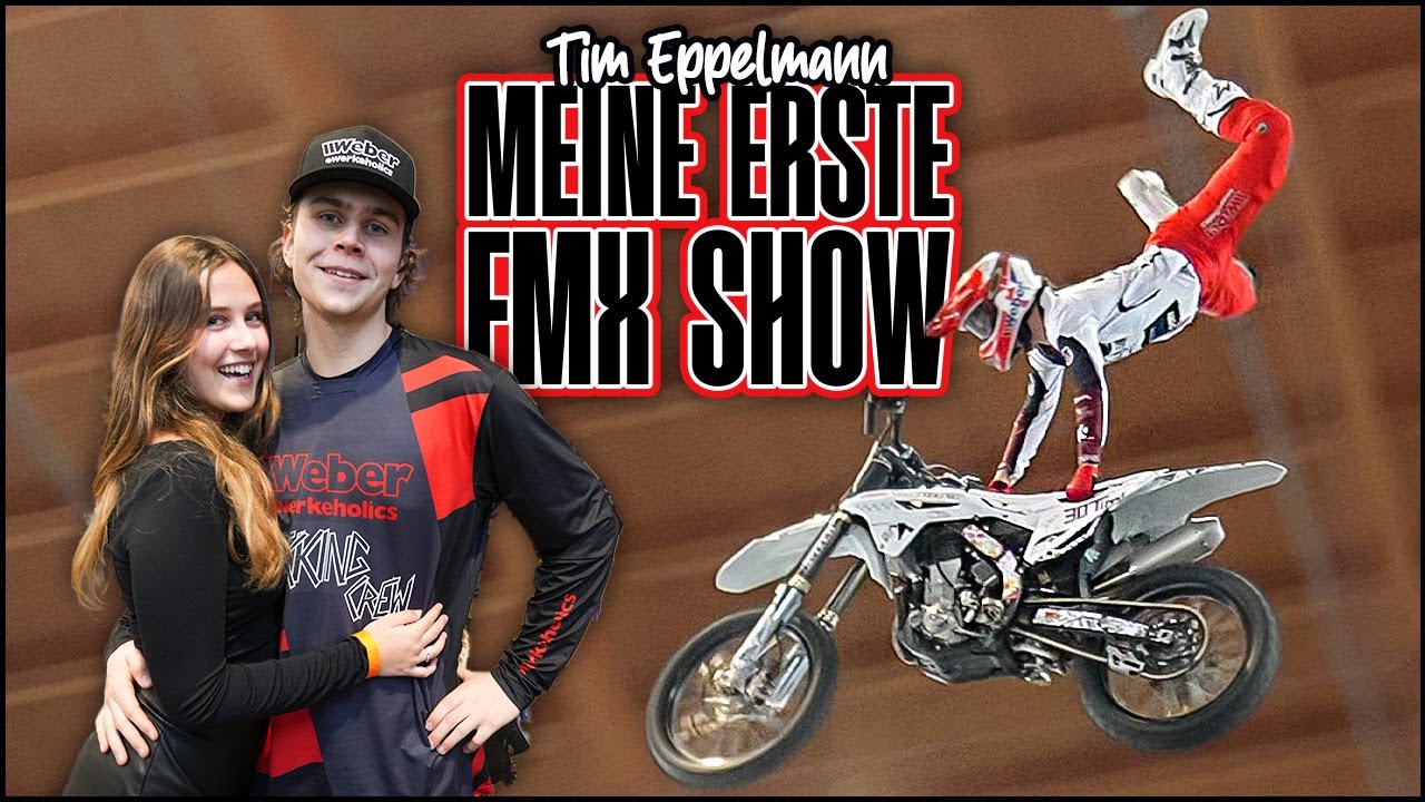 Die erste Freestyle Motocross Show für Tim Eppelmann