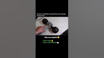 Artificial muscle | #shorts #technology #science #physics #muscle #biomedictation