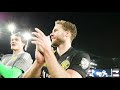 ON THE PITCH | Crew players celebrate after the final whistle in Campeones Cup victory