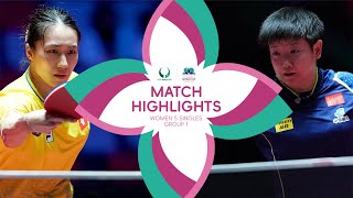 Sun Yingsha vs Zhu Chengzhu | WS | Group 1  ITTF Men's and Women's World Cup Macao 2024