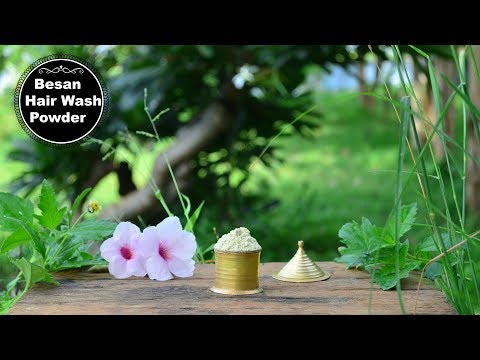 Miracle Besan Hair Wash Powder For Silky Shiny Hair !!!