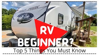 Top 5 Things you MUST have for a new Travel Trailer! For Beginners!