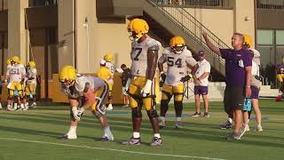 LSU FOOTBALL FALL PRACTICE HIGHLIGHTS | Building for Game 1 vs Clemson