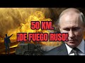 ¡Así es el cañón ruso que abrasa el frente!