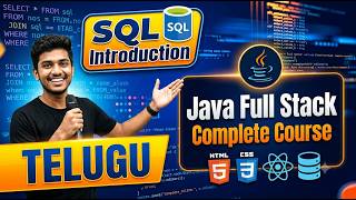 SQL Introduction - 1 | JAVA FULL STACK COMPLETE COURSE IN TELUGU