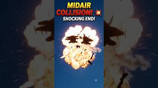 Fighter Jet Collision Gone Wrong! 💥✈️ #shorts