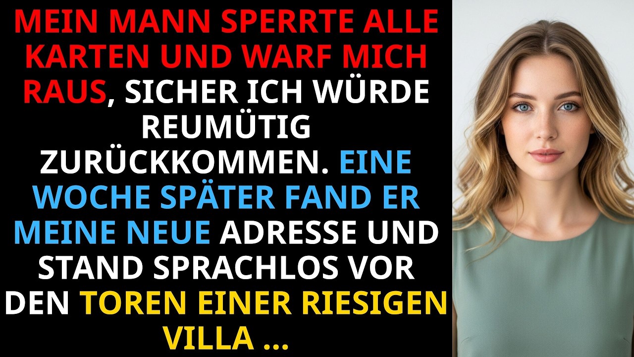 Ich stand mit meiner Sporttasche im dunklen Treppenhaus, als ich hörte, wie der Schlüssel zweimal im Schloss gedreht wurde. Kein Geld, kein Handy, keine Ahnung, wohin ich sollte – nur der Satz...