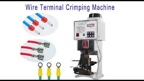 Wire Terminal Crimping Machine