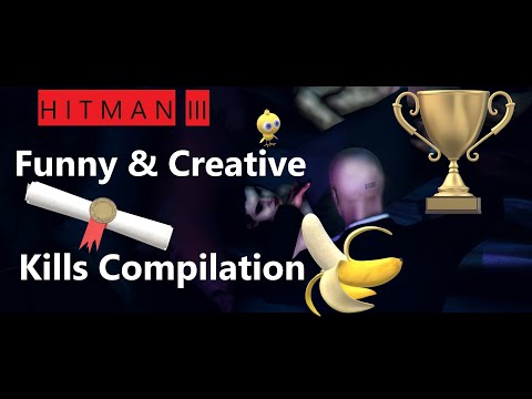 HITMAN 3 Funny Accidental Kills Compilation | Creative Stealth Mastery & Hilarious Moments (2023) 4K