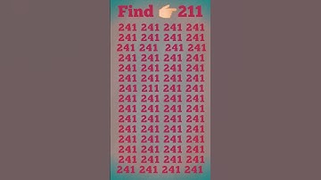 Find odd number 211 🤔 #shorts#quizlab #youtubeshorts