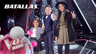 Gabriela, Daniel e Isabel cantan 'Que nadie sepa mi sufrir' – Batallas | La Voz Kids 2024