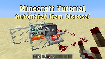 Minecraft 1.5 Tutorial - Automated Item Disposal (Patched)
