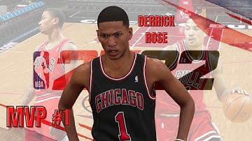 MVP Derrick Rose Face Creation NBA2k22 Looks Exactly Like Derrick Rose