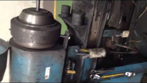 Washer making Step 2. Wire Rolling up Machine