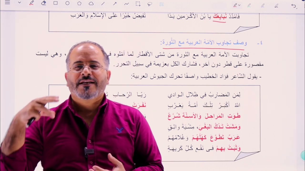 القضايا الفصل الثاني شعر الثورة ٢٠٢٢