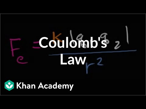 Coulomb&rsquo;s Law | Electrostatics | Electrical engineering | Khan Academy