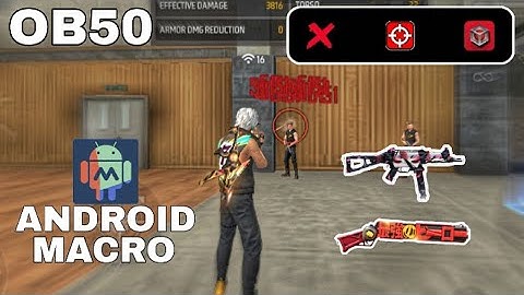 OB50 Free Fire 99%🎯 Aim Look Macro In Android
