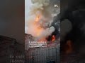 Börshuset i Köpenhamn i brand – historisk byggnad evakuerad