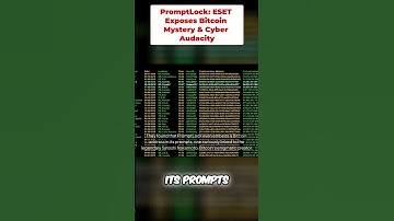 PromptLock: ESET Exposes Bitcoin Mystery & Cyber Audacity #shorts