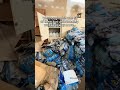 People find thousands of water bottles left in an abandoned school after a water crisis!