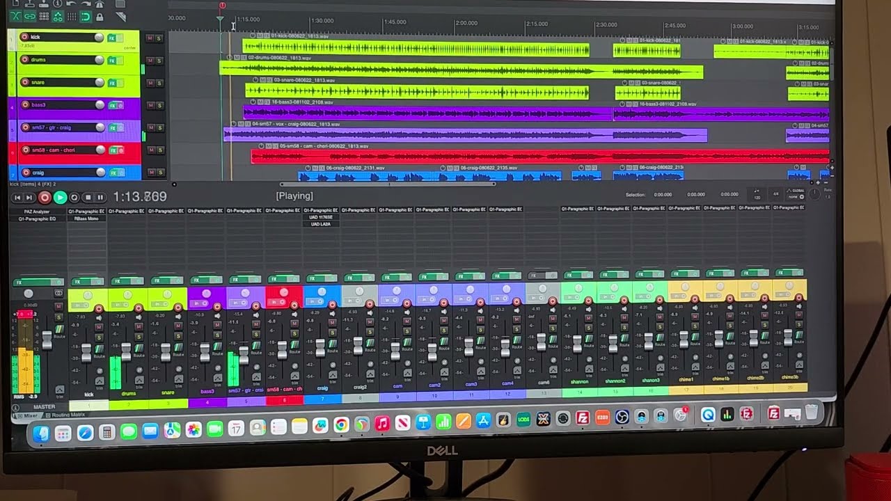 Сведение «Dead Have No Regrets» (BluIgloos) — Часть 1 🎛 | Reaper + UAD + Waves