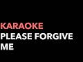 Please Forgive Me - Bryan Adams (Karaoke version)