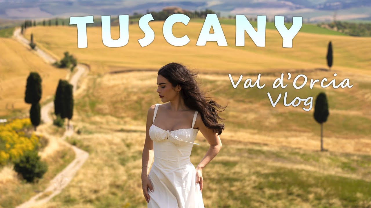We arrived in TUSCANY'S most stunning area! (it's like a movie set!)