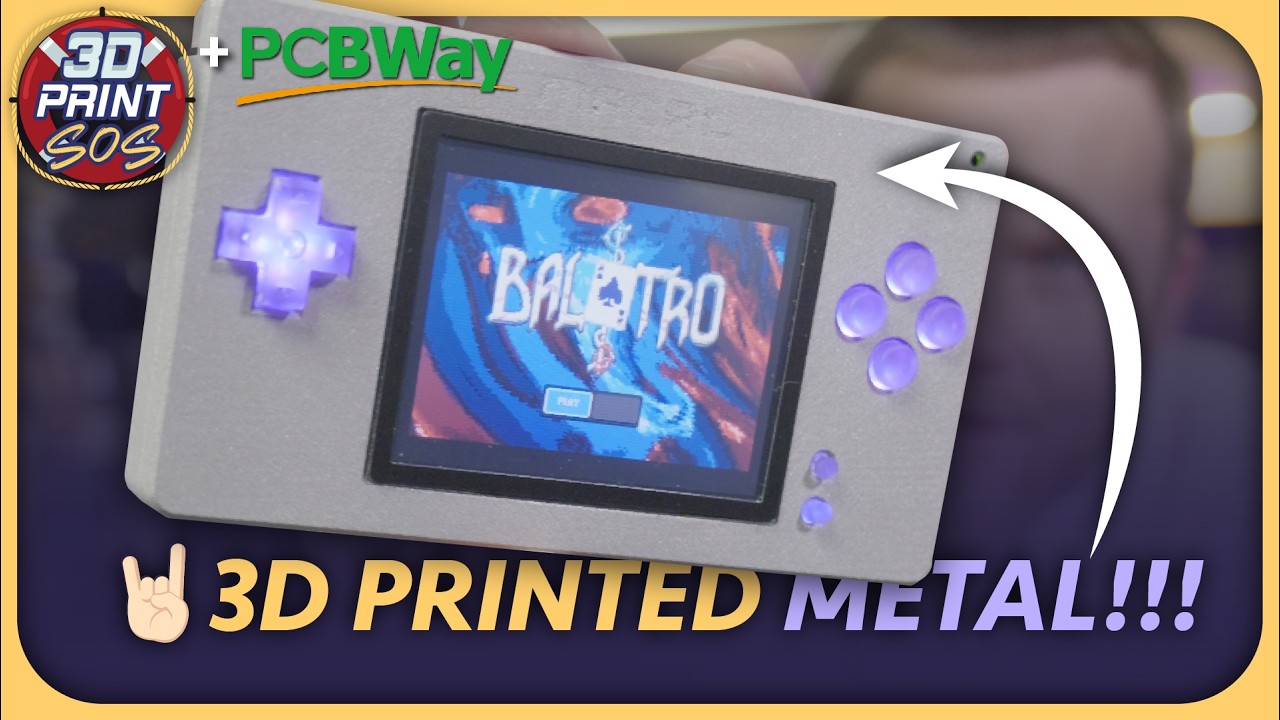 This 3D Printed Metal GameBoy MACRO Case Changes Everything