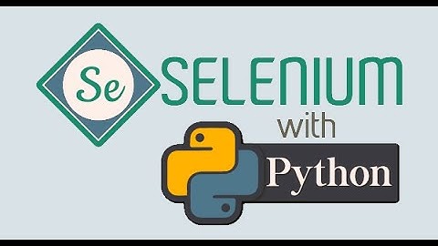Selenium WebDriver with Python and Robot framework - Demo session Day 1