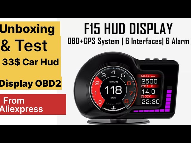  OBD II Head-Up-Display HuD, Bausatz