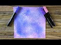 Dreamy Galaxy Tutorial | Easy Acrylic Painting