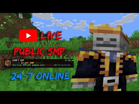 🔴24/7 Joinable Minecraft Server SMP | 1.2.4 Java Survival Server