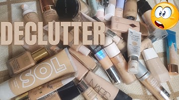 HALF GONE!  FOUNDATION DECLUTTER 2021