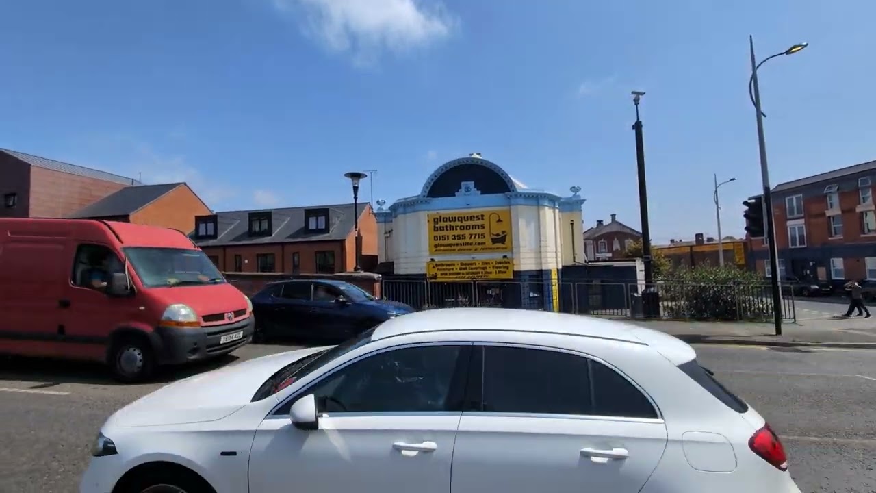 4K) 60FPS 🚶 Ellesmere Port Oxford St to Town Center area via Whitby Rd 🚶 Thurs 24 July 2025 🚶