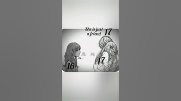 Thumbnail of (Requested) 1 year age difference.. sad love story💔..13❤14..#anime #edit #fyp #trending #viralvideo