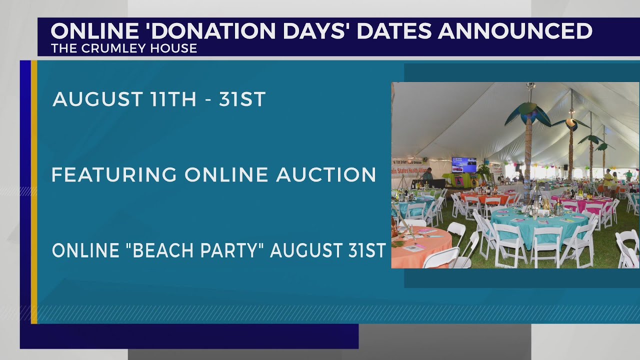 Crumley House Donation Days set for August 1131 YouTube