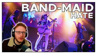 The most scathing lyrics! BAND-MAID - Hate | REACTION