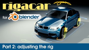 Rigacar for Blender - part 2: adjust car rig