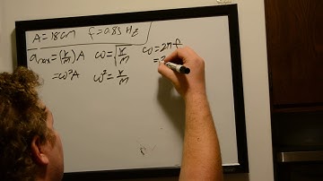 ch. 14 bingo, 14.30a (max velocity and acceleration of SHM)