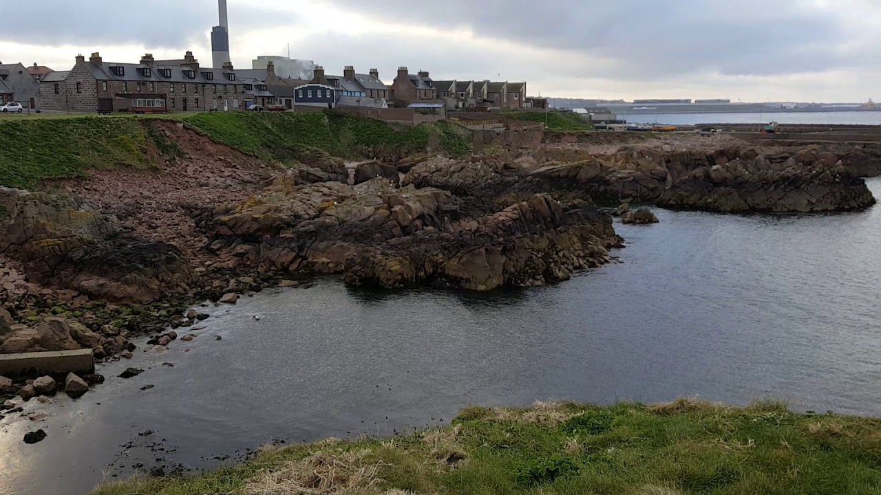 Buchan Ness Lighthouse.