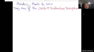 Dr. G.'s DVC Math 192 03-16-2020