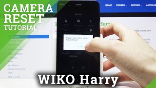 Camera App on WIKO Harry – Reset Camera Settings screenshot 1
