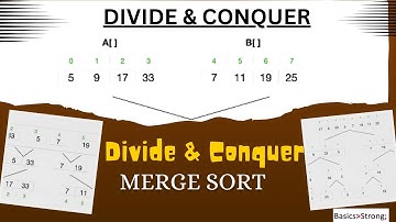 **"Master Merge Sort in Minutes | Complete Divide & Conquer Algorithm Tutorial with Code!"**