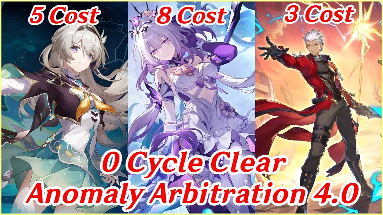 NEW Anomaly Arbitration 0 Cycle Clear Showcase! Ft. Firefly Castorice Archer | Honkai Star Rail 4.0