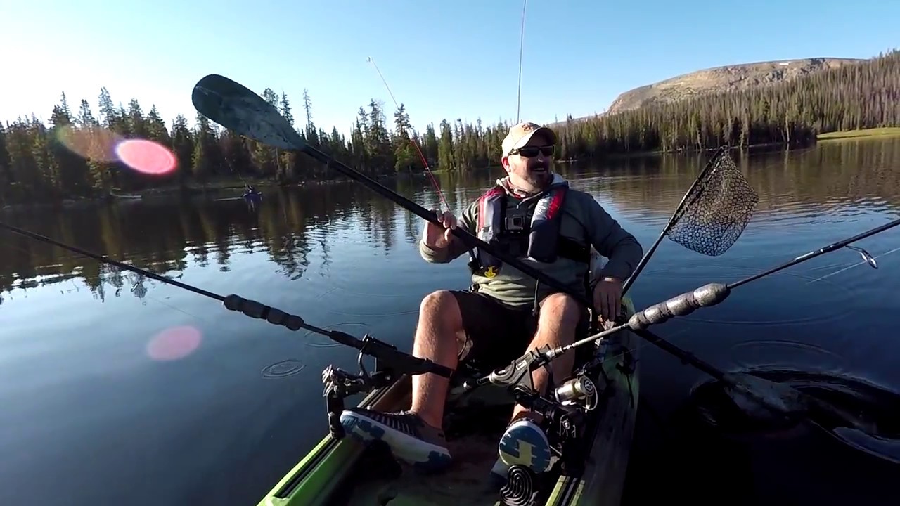 Kayak Fishing Utah August meet up in the Uintas YouTube